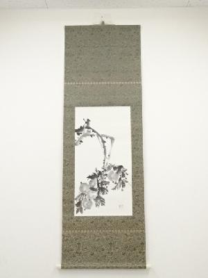 素隠筆　果実　肉筆紙本掛軸（保護箱）